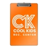 Garyline® Low-Profile Clipboard - Translucent Orange