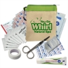 Garyline® Canvas Zipper Pouch First Aid Kit ? 44 Piece - Naturallimewithgreen