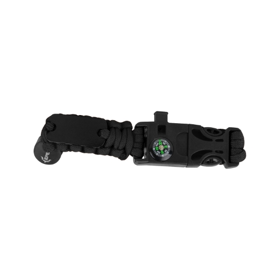 EPEX® Cougar Mountain Adjustable Paracord Bracelet - Bk