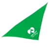 Garyline® Triangle Doggie Bandana - Green