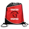 Garyline® Campus Drawstring Backpack - Red with Black