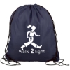 Garyline® Graduate Drawstring Backpack - Navy Blue