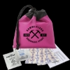 Garyline® Cinch Pouch First Aid Kit - 7 Piece - Hot Pink with Black Trim