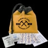 Garyline® Cinch Pouch First Aid Kit - 7 Piece - Orange with Black Trim