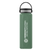 Garyline® Boss Embossed RPET Bottle with Grip Lid - 26 oz. - Translucent Warm Eucalyptus