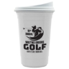 Garyline® Varsity Double-Wall Tumbler with Liner and Slider Lid - 16 oz. - White