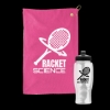 Golf Towel In A Transparent Bottle - Hotpink