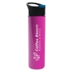 Garyline® Slim Double-Wall Insulated Bottle with Pop-Up Lid - 16 oz. - Pink