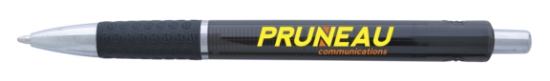 Souvenir® Translucent Image Grip Pen - Black
