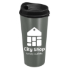 Garyline® Explore Travel Tumbler with Sip Lid - 20 oz. - Metallic Silver