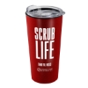 Garyline® Explore Metallic Travel Tumbler with Slider Lid - 18 oz. - Metallic Red
