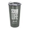 Garyline® Explore Metallic Travel Tumbler with Slider Lid - 18 oz. - Metallic Silver