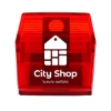 Garyline® 2" Magnet Memo Clip - Translucent Red