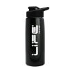 Garyline® Flair Tritan® Metallike Bottle with Drink-Thru Lid - 26 oz. - Metallic Black