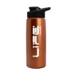 Garyline® Flair Tritan® Metallike Bottle with Drink-Thru Lid - 26 oz. - Metallic Copper
