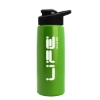 Garyline® Flair Tritan® Metallike Bottle with Drink-Thru Lid - 26 oz. - Metallic Lime Green