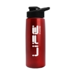 Garyline® Flair Tritan® Metallike Bottle with Drink-Thru Lid - 26 oz. - Metallic Red