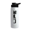 Garyline® Flair Tritan® Metallike Bottle with Drink-Thru Lid - 26 oz. - White