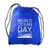 Garyline® Recruit Non-Woven Drawstring Backpack - Blue