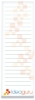 Souvenir® 3" x 9" Scratch Pad with Magnet, 25 Sheet - Ns3a9a
