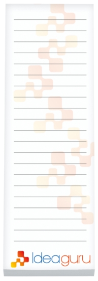 Souvenir® 3" x 9" Scratch Pad, 50 Sheet with Magnet - Ns3a9a25m