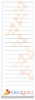 Souvenir® 3" x 9" Scratch Pad, 50 Sheet with Magnet - Ns3a9a