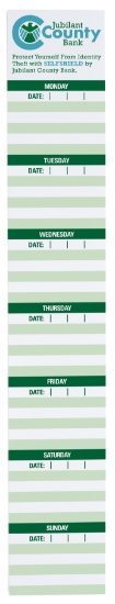 Souvenir® Sticky Note™ 12" X 2" Pad, 25 sheet - 4c