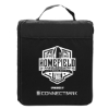 Garyline® 13.5" Fabric Stadium Cushion with Pocket - Black
