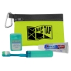 Garyline® Premium Toothbrush Kit ? 3 Piece - Lime Green with Black Trim