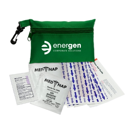 Garyline® Zip Pouch First Aid Kit 10 Piece - Green