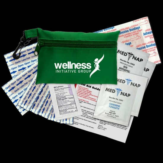 Zip tote First Aid kit 3 - Green