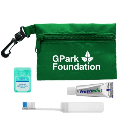 Garyline® Zip Pouch Travel Kit ? 3 Piece - Green