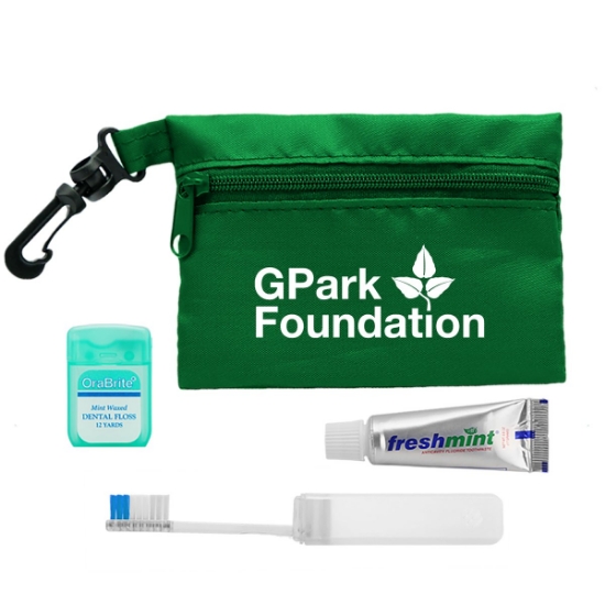 Garyline® Zip Pouch Travel Kit ? 3 Piece - Green