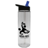 Garyline® Freedom Tritan® Renew Bottle with Flip-Straw Lid - 28 oz. - Clear