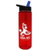 Garyline® Freedom Tritan® Renew Bottle with Flip-Straw Lid - 28 oz. - Tranlucentred
