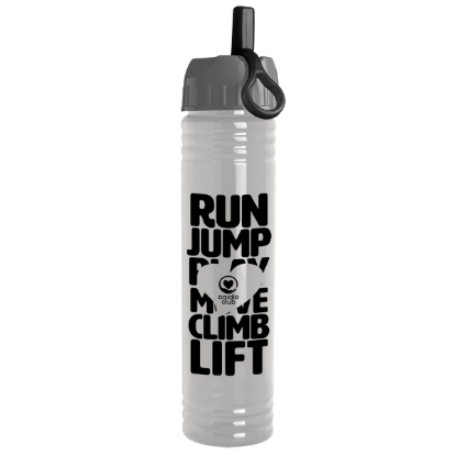 Garyline® Adventure Tritan® Renew Bottle with Ring-Straw Lid - 32 oz. - Clear