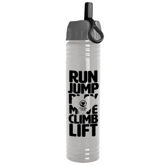 Garyline® Adventure Tritan® Renew Bottle with Ring-Straw Lid - 32 oz. - Clear