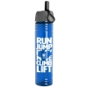 Garyline® Adventure Tritan® Renew Bottle with Ring-Straw Lid - 32 oz. - Translucent Blue