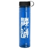 Garyline® Adventure Tritan® Renew Bottle with Tethered Lid - 32 oz. - Translucent Blue