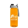 Garyline® Flair Tritan® Renew Bottle with Ring-Straw Lid - 26 oz. - Translucent Orange
