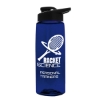 Garyline® Flair Tritan® Renew Bottle with Drink-Thru Lid - 26 oz. - Translucent Navy Blue