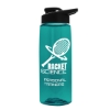 Garyline® Flair Tritan® Renew Bottle with Drink-Thru Lid - 26 oz. - Translucent Teal