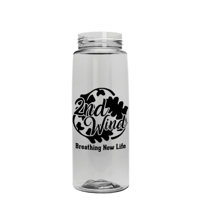 Garyline® Flair Tritan® Renew Bottle with Flip-Straw Lid - 26 oz. - Clear