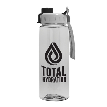 Garyline® Flair Tritan® Renew Bottle with Quick-Snap Lid - 26 oz. - Clear