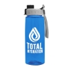 Garyline® Flair Tritan® Renew Bottle with Quick-Snap Lid - 26 oz. - Translucent Blue