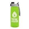 Garyline® Flair Tritan® Renew Bottle with Quick-Snap Lid - 26 oz. - Translucent Lime Green