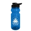 Garyline® Trainer RPET Bottle with Drink-Thru Lid - 24 oz. - Translucent Blue