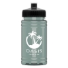 Garyline® Mini RPET Bottle with Push-Pull Lid - 16 oz. - Glacier Blue