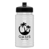 Garyline® Mini RPET Bottle with Push-Pull Lid - 16 oz. - White