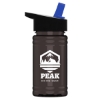Garyline® Mini RPET Bottle with Flip-Straw Lid - 16 oz. - Smoke